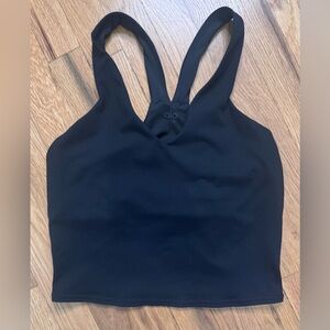 Alo Airbrush Bra Tank Blk sz L